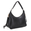 AS20576 Suzy Braided Handle Hobo/Crossbody Bag - MiMi Wholesale