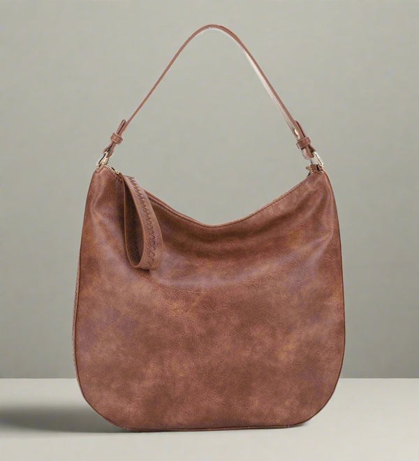 AS20599 Zane Minimalistic Hobo Bag - MiMi Wholesale