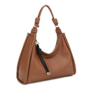 AS20681 Chelsea Hobo bag with String Zip Puller accent - MiMi Wholesale
