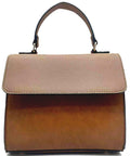 AS2770 Colorblock Top Handle Satchel/Crossbody Bag - MiMi Wholesale