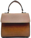 AS2770 Colorblock Top Handle Satchel/Crossbody Bag - MiMi Wholesale