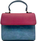 AS2770 Colorblock Top Handle Satchel/Crossbody Bag - MiMi Wholesale