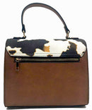 AS2770 Colorblock Top Handle Satchel/Crossbody Bag - MiMi Wholesale