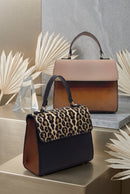 AS2770 Colorblock Top Handle Satchel/Crossbody Bag - MiMi Wholesale