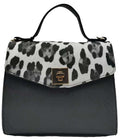 AS2771 Colorblock Twist Lock Flap Satchel/Crossbody Bag - MiMi Wholesale