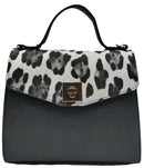 AS2771 Colorblock Twist Lock Flap Satchel/Crossbody Bag - MiMi Wholesale