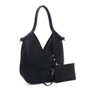 AS60156 Madison 2 in 1 Tote Bag and Wrislet Set - MiMi Wholesale