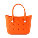 B1121 Silicone Charm Tote Bag - MiMi Wholesale