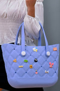 B1121 Silicone Charm Tote Bag - MiMi Wholesale