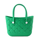 B1121 Silicone Charm Tote Bag - MiMi Wholesale
