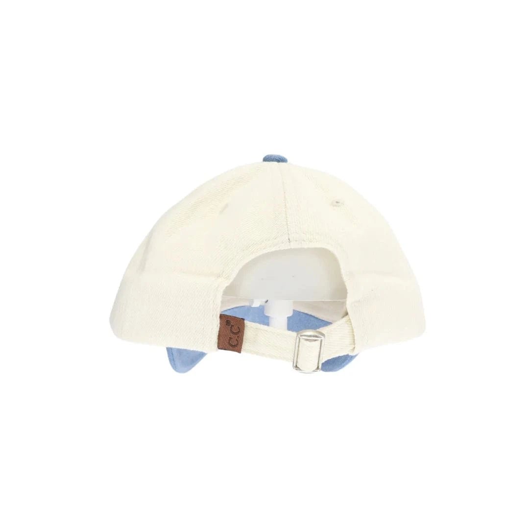 BAB8099 Cotton Twill Two Tone Denim Cap - MiMi Wholesale