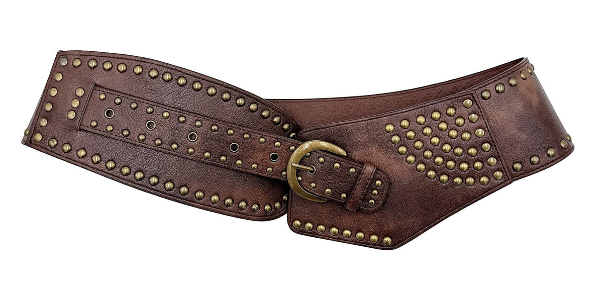 BABS046 Billie Stud Belt - MiMi Wholesale