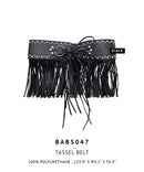 BABS047 Western Tassel Belt - MiMi Wholesale
