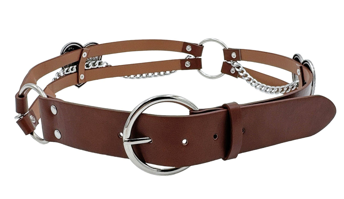 BABS048 Heart Chain Belt - MiMi Wholesale