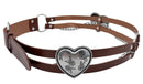 BABS048 Heart Chain Belt - MiMi Wholesale