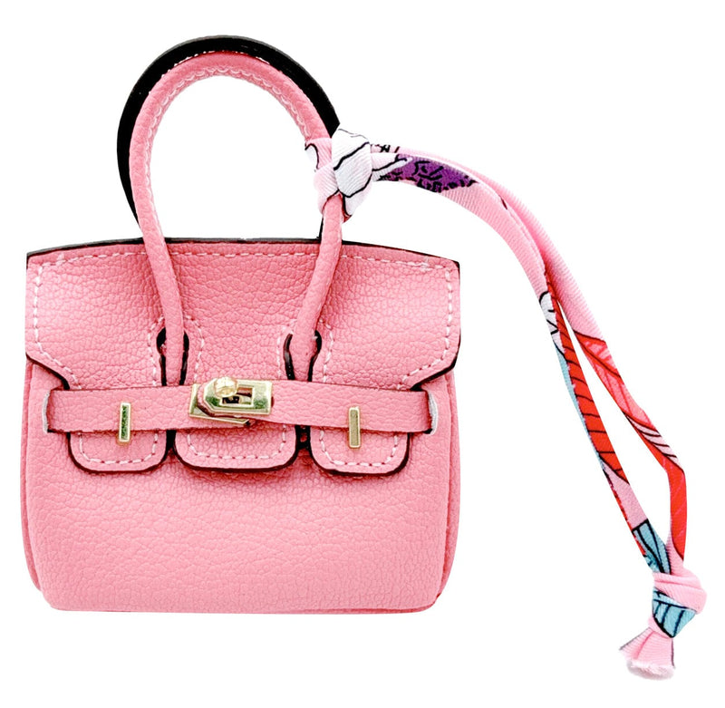 BAK510005 Solid Color Mini Bag Charm - MiMi Wholesale