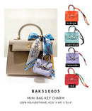 BAK510005 Solid Color Mini Bag Charm - MiMi Wholesale