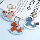 BAK510053 Rocking Horse Key Chain/Bag Charm - MiMi Wholesale