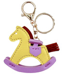 BAK510053 Rocking Horse Key Chain/Bag Charm - MiMi Wholesale