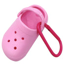 BAK510054 Assorted Color Mini Shoe Key Chain/Bag Charm 6pcs Pack - MiMi Wholesale