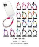 BAK510055 Rope Key Chain/Bag Charm/Strap - MiMi Wholesale