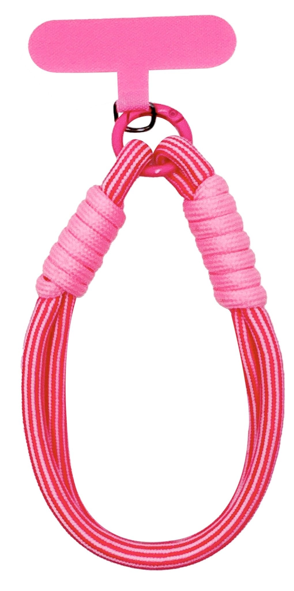 BAK510056 Stripe Rope Keychain/Bag Charm/Phone Lanyard/ - MiMi Wholesale