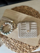 BB139x205 Nina Beaded Keychain Bracelet & Woven Wallet Combo - MiMi Wholesale