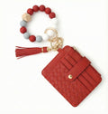 BB139x205 Nina Beaded Keychain Bracelet & Woven Wallet Combo - MiMi Wholesale
