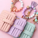 BB139x205 Nina Beaded Keychain Bracelet & Woven Wallet Combo - MiMi Wholesale