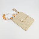 BB139x205 Nina Beaded Keychain Bracelet & Woven Wallet Combo - MiMi Wholesale