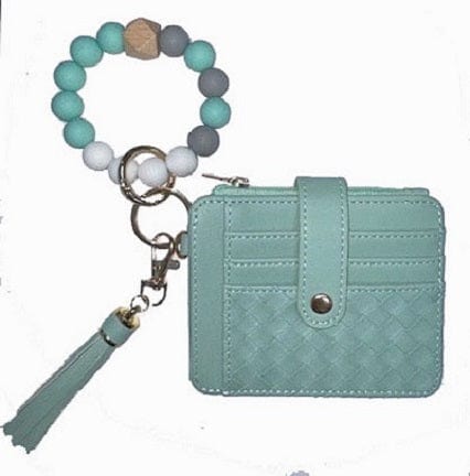 BB139x205 Nina Quilted Beaded Keychain Bracelet Wallet - MiMi Wholesale