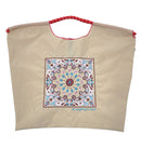 BBT510135 Aizha Nylon Paisley Pattern Rope Handle Tote Bag - MiMi Wholesale