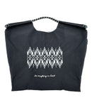 BBT510143 Nylon Aztec Pattern Rope Handle Tote Bag - MiMi Wholesale