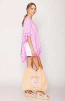 BBT510145 Nylon Sweet Pattern Rope Handle Tote Bag - MiMi Wholesale