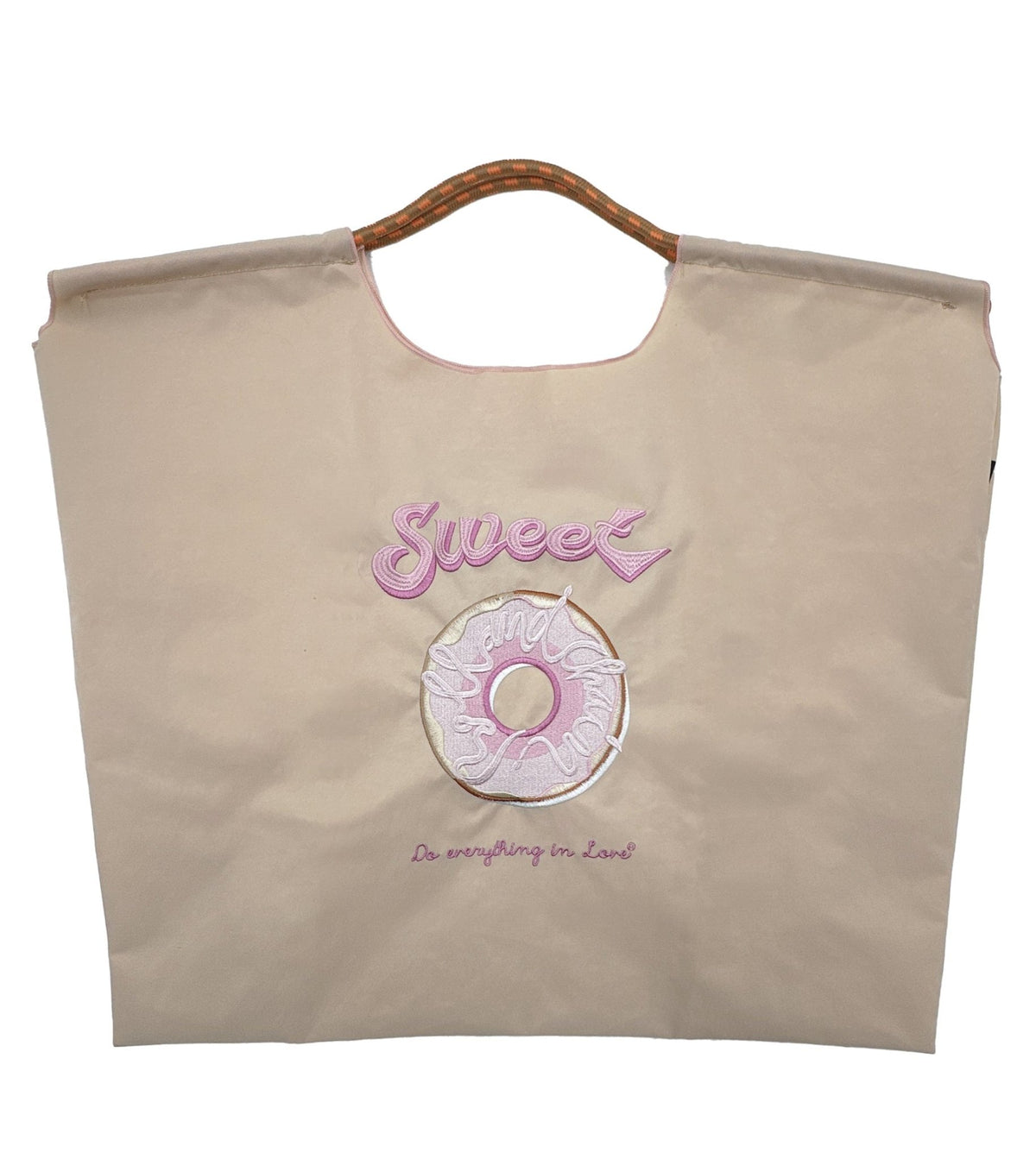 BBT510145 Nylon Sweet Pattern Rope Handle Tote Bag