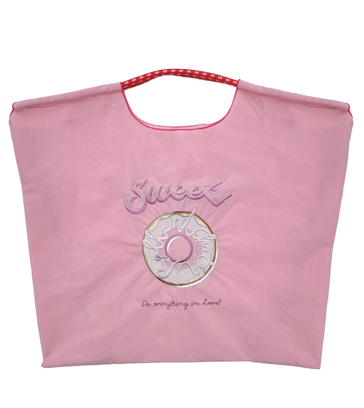 BBT510145 Nylon Sweet Pattern Rope Handle Tote Bag - MiMi Wholesale