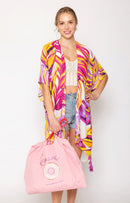 BBT510145 Nylon Sweet Pattern Rope Handle Tote Bag - MiMi Wholesale