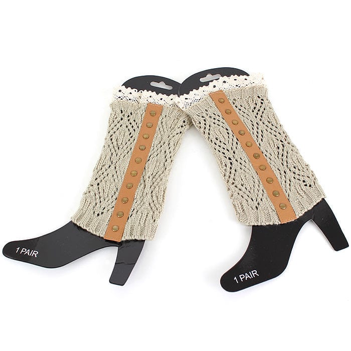 BC10102 Fashion Crochet Boot Cuffs/Leg Warmers - MiMi Wholesale