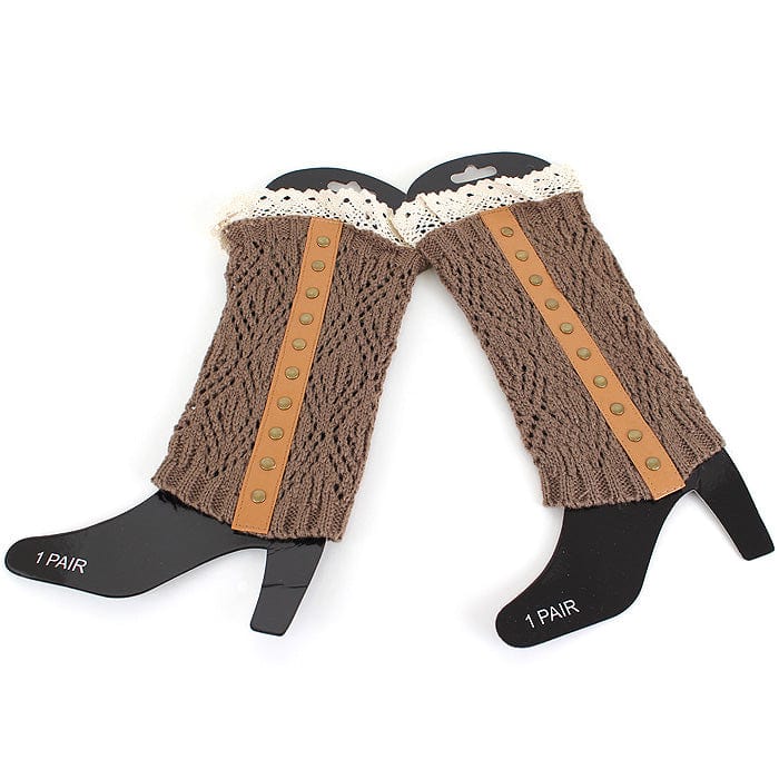 BC10102 Fashion Crochet Boot Cuffs/Leg Warmers - MiMi Wholesale