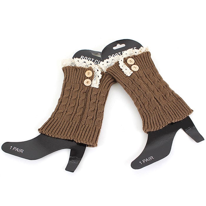 BC10106 Fashion Crochet Boot Cuffs/Leg Warmers - MiMi Wholesale