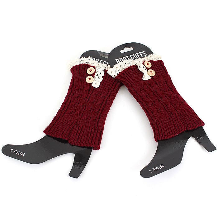 BC10106 Fashion Crochet Boot Cuffs/Leg Warmers - MiMi Wholesale