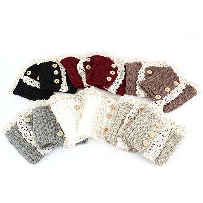 BC10108 Fashion Crochet Boot Cuffs/Leg Warmers - MiMi Wholesale