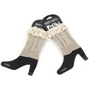 BC10109 Fashion Crochet Tassel Boot Cuffs/Leg Warmers - MiMi Wholesale