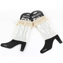 BC10109 Fashion Crochet Tassel Boot Cuffs/Leg Warmers - MiMi Wholesale