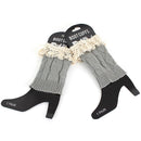 BC10109 Fashion Crochet Tassel Boot Cuffs/Leg Warmers - MiMi Wholesale