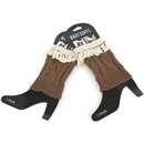 BC10109 Fashion Crochet Tassel Boot Cuffs/Leg Warmers - MiMi Wholesale