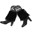 BC10118 Faux Leather Fringe Boot Cuffs - MiMi Wholesale