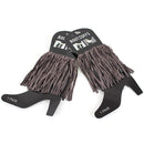 BC10118 Faux Leather Fringe Boot Cuffs - MiMi Wholesale