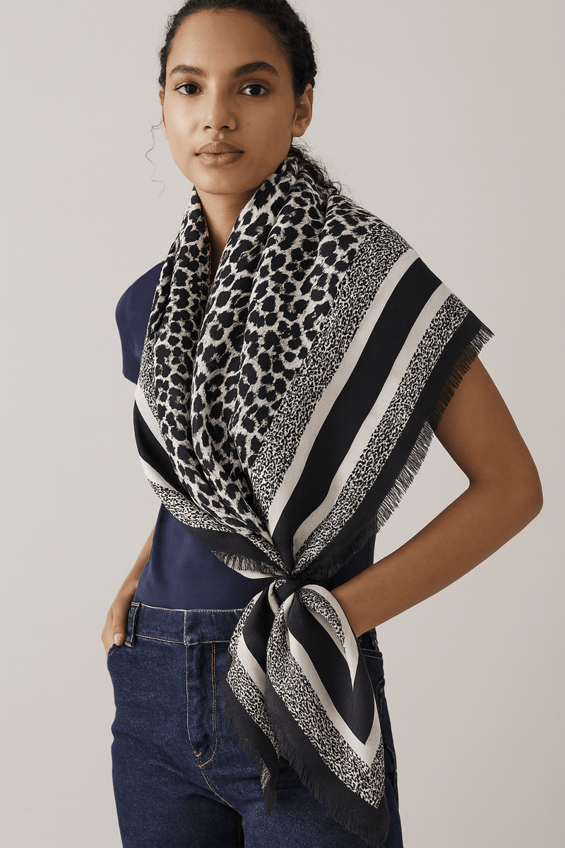 BCL520148 Leopard Print Scarf - MiMi Wholesale