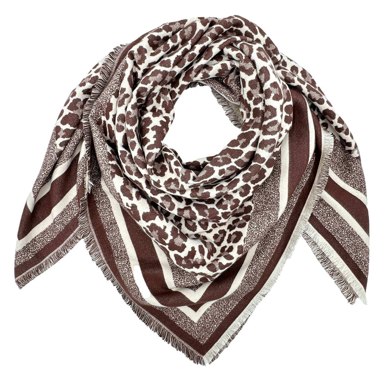 BCL520148 Leopard Print Scarf - MiMi Wholesale